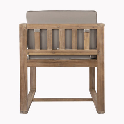 Christopher Knight Home Outdoor Set da pranzo rustico in legno di acacia da 5 pezzi