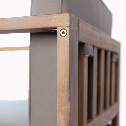 Christopher Knight Home Outdoor Set da pranzo rustico in legno di acacia da 5 pezzi