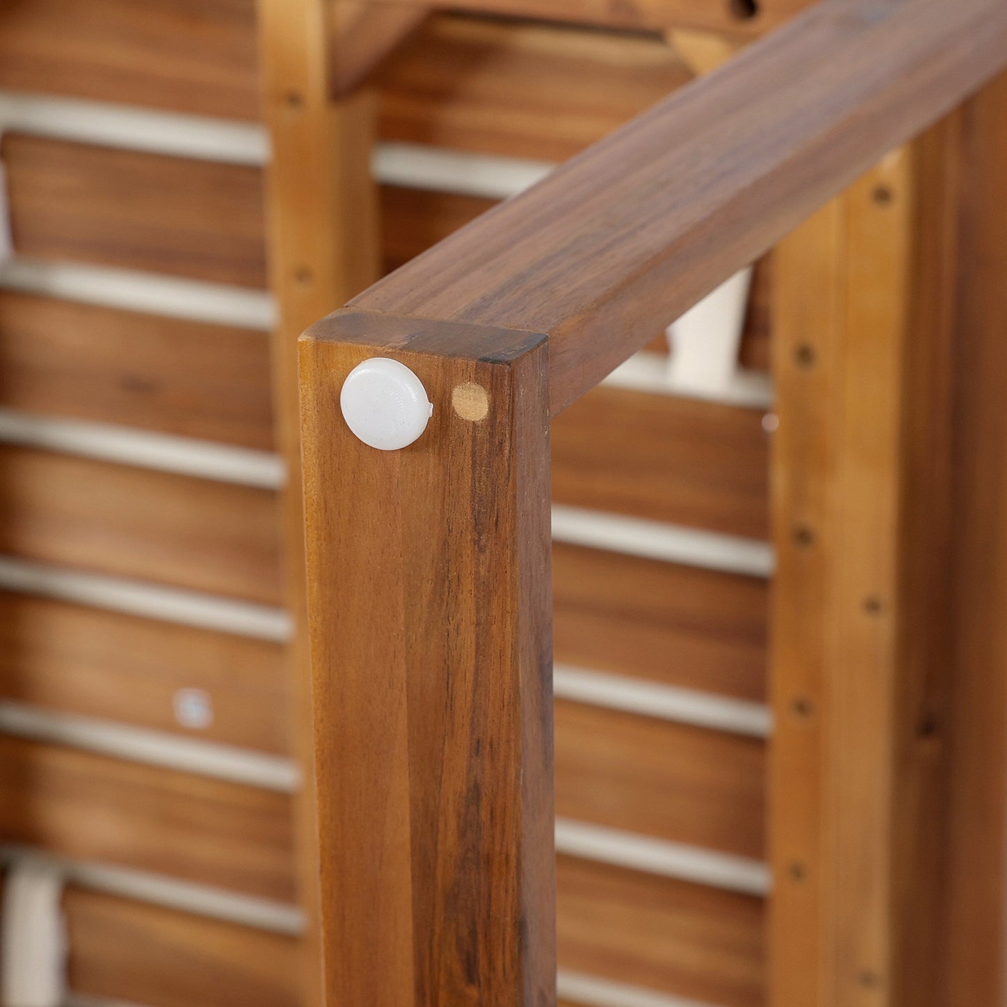 Christopher Knight Home Outdoor Set da pranzo rustico in legno di acacia da 5 pezzi