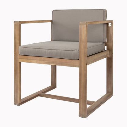 Christopher Knight Home Outdoor Set da pranzo rustico in legno di acacia da 5 pezzi