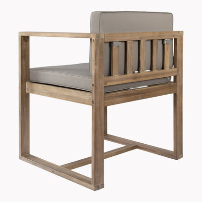 Christopher Knight Home Outdoor Set da pranzo rustico in legno di acacia da 5 pezzi