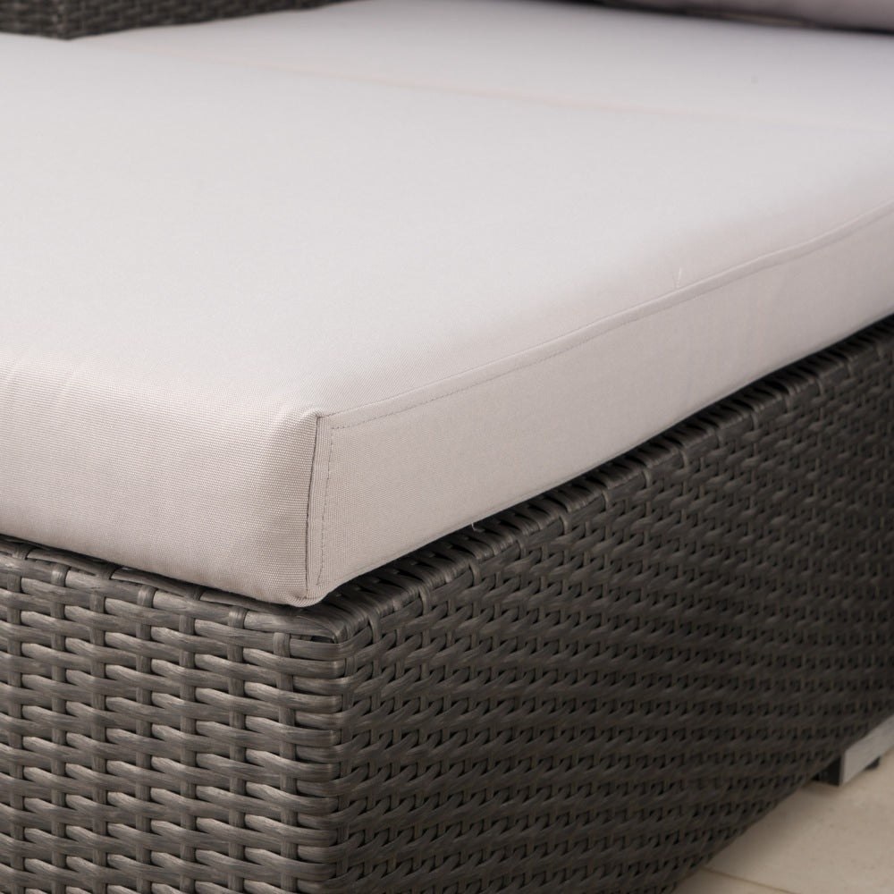 Christopher Knight Home Santa Rosa Outdoor Set di 7 sedute in vimini componibili