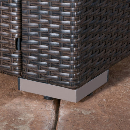 Christopher Knight Home Santa Rosa Outdoor Set di 7 sedute in vimini componibili