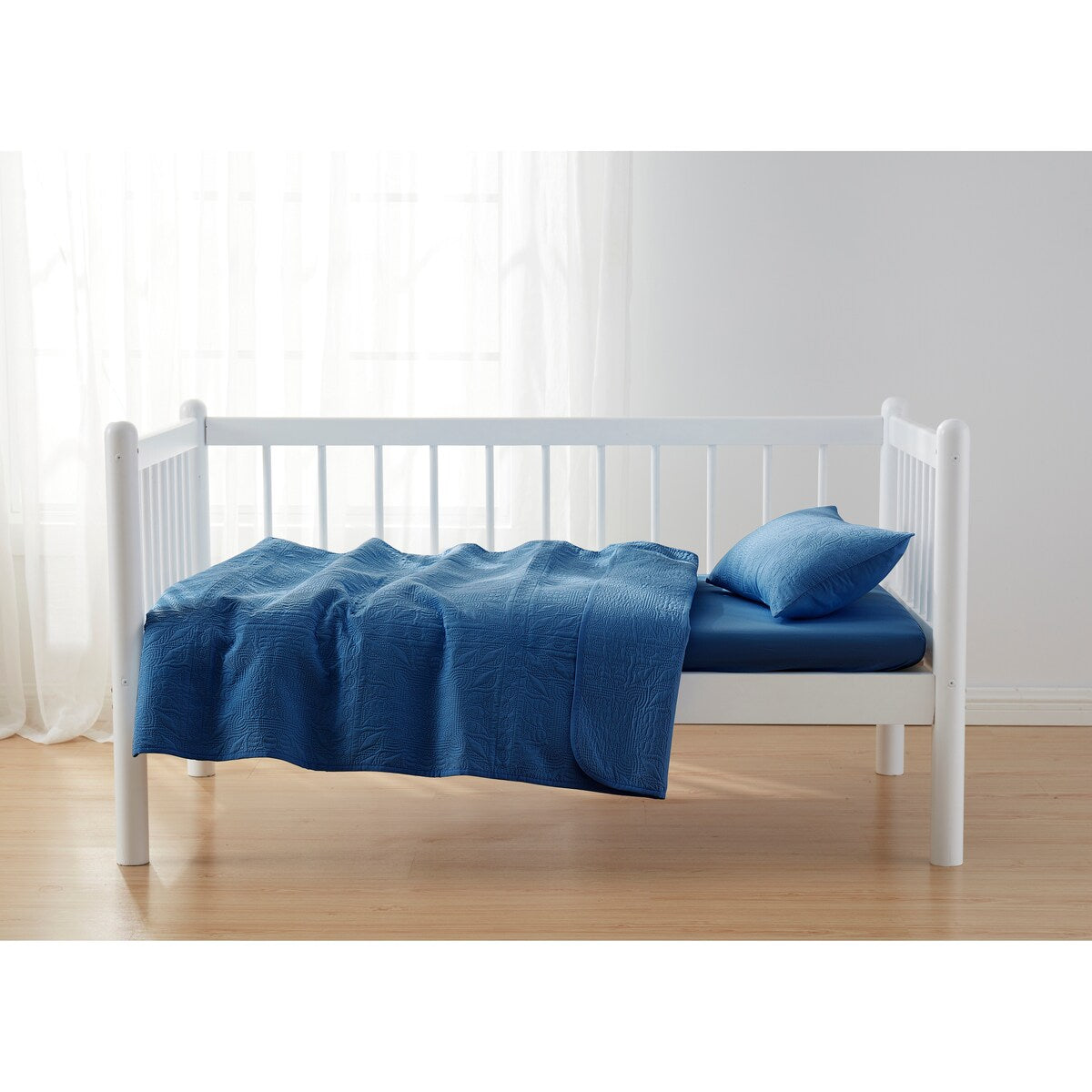 Set di biancheria da letto per bambini Clara Clark Grid Weave, set copriletto 3 pezzi, piumone trapuntato per tutte le stagioni, lenzuolo con angoli e federa.