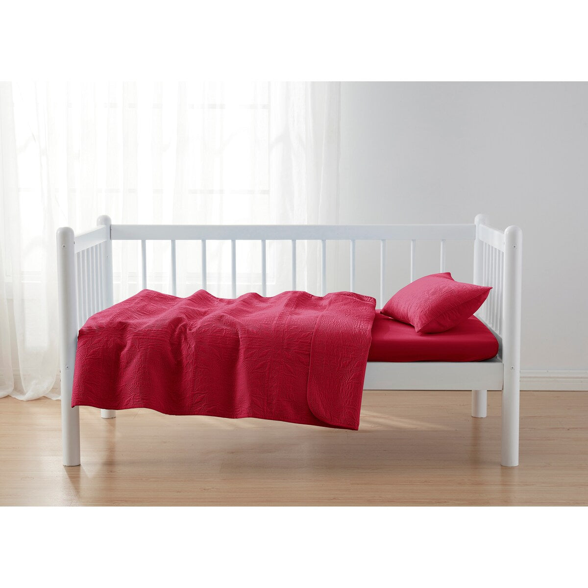 Set di biancheria da letto per bambini Clara Clark Grid Weave, set copriletto 3 pezzi, piumone trapuntato per tutte le stagioni, lenzuolo con angoli e federa.