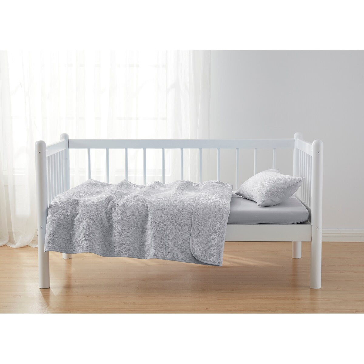 Set di biancheria da letto per bambini Clara Clark Grid Weave, set copriletto 3 pezzi, piumone trapuntato per tutte le stagioni, lenzuolo con angoli e federa.