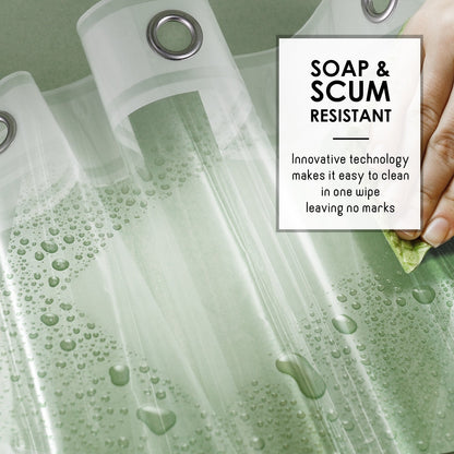 Tenda da doccia Clara Clark Heavy Duty 5G resistente alla schiuma