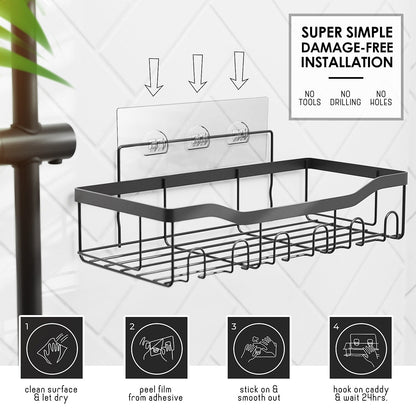Clara Clark Shower Caddy adesivo portaoggetti per doccia