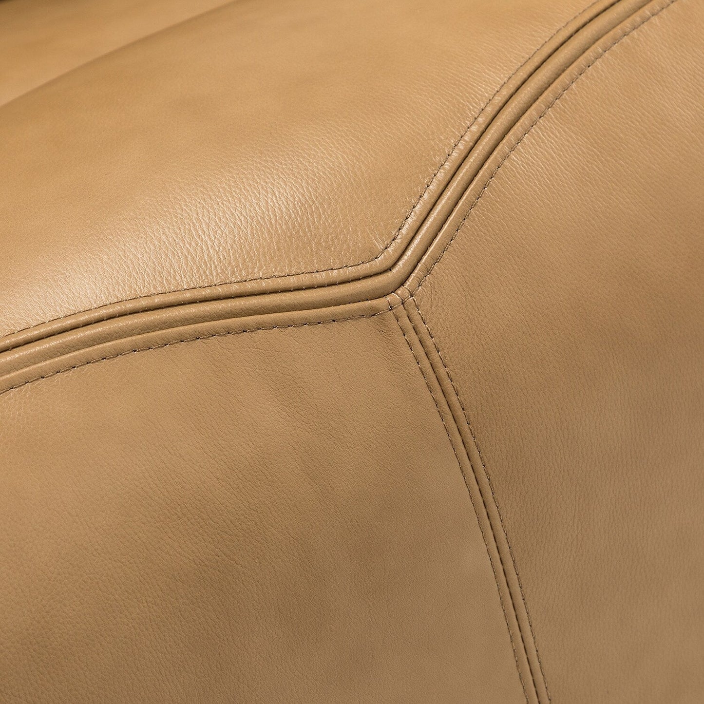 Poltrona reclinabile elettrica Clara in vera pelle con cuscino imbottito, set da 2