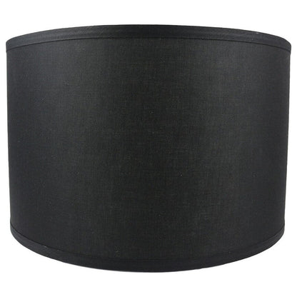 Paralume classico in lino liscio a tamburo, dimensioni inferiori da 8 a 16