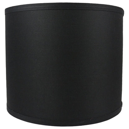 Paralume classico in lino liscio a tamburo, dimensioni inferiori da 8 a 16