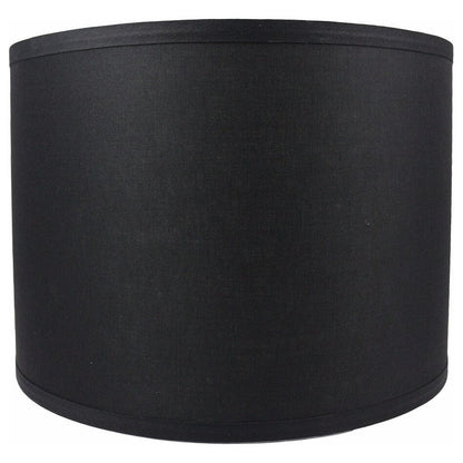 Paralume classico in lino liscio a tamburo, dimensioni inferiori da 8 a 16