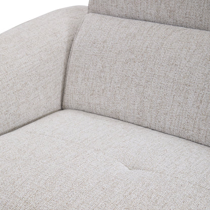 Divano reclinabile elettrico Classic Home Ostend Zero Gravity in tessuto imbottito