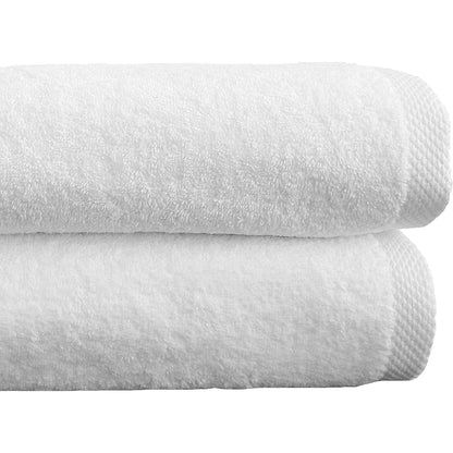 Set di 2 asciugamani da bagno jumbo in cotone turco CTT Arsenal al 100%, 35 pollici di larghezza x 70 pollici di lunghezza