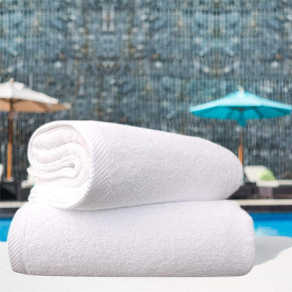 Set di 2 asciugamani da bagno jumbo in cotone turco CTT Arsenal al 100%, 35 pollici di larghezza x 70 pollici di lunghezza