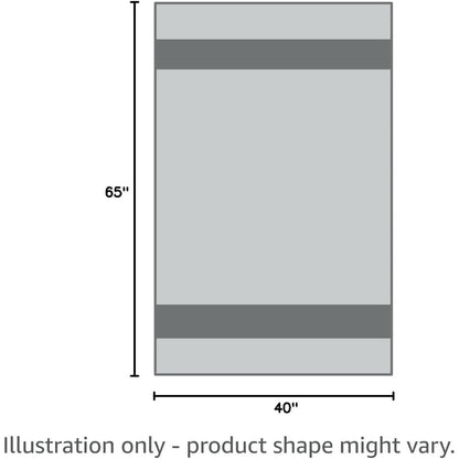 Set di 3 asciugamani turchi classici, teli da bagno in cotone e asciugamani a coste oversize, ultra morbidi e assorbenti, 40x65 cm