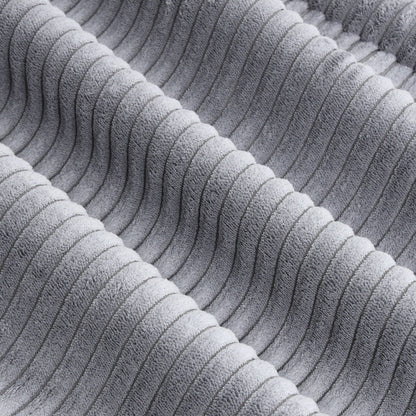 Divano componibile classico a 4 posti a forma di U con cuscini rimovibili e gambe in legno massello per soggiorno e studio