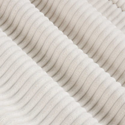 Divano componibile classico a 4 posti a forma di U con cuscini rimovibili e gambe in legno massello per soggiorno e studio