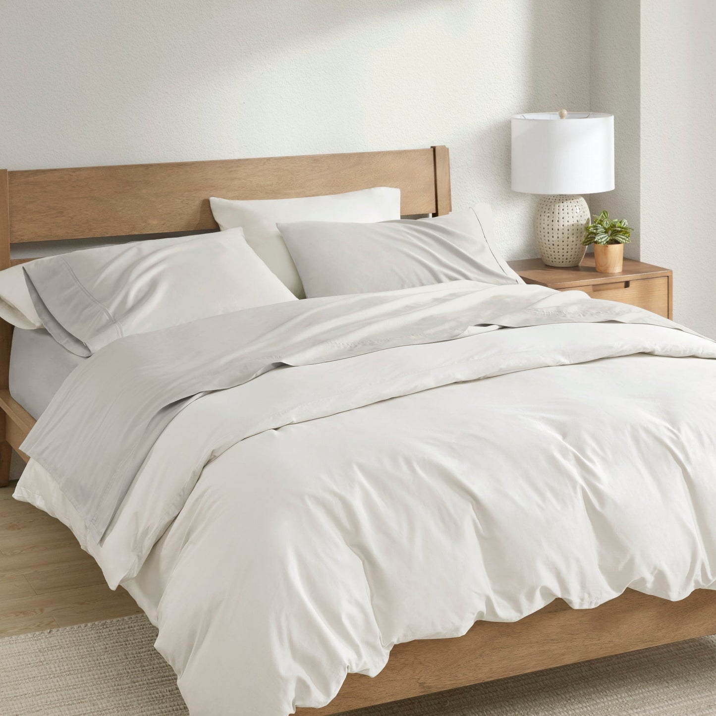 Set di lenzuola in cotone BCI 300TC Clean Spaces