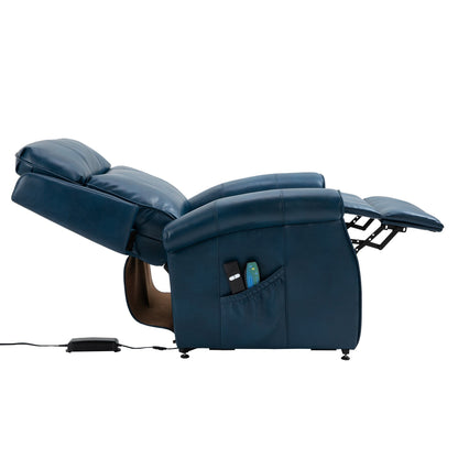 Poltrona reclinabile elettrica per anziani in similpelle Clihome con massaggio