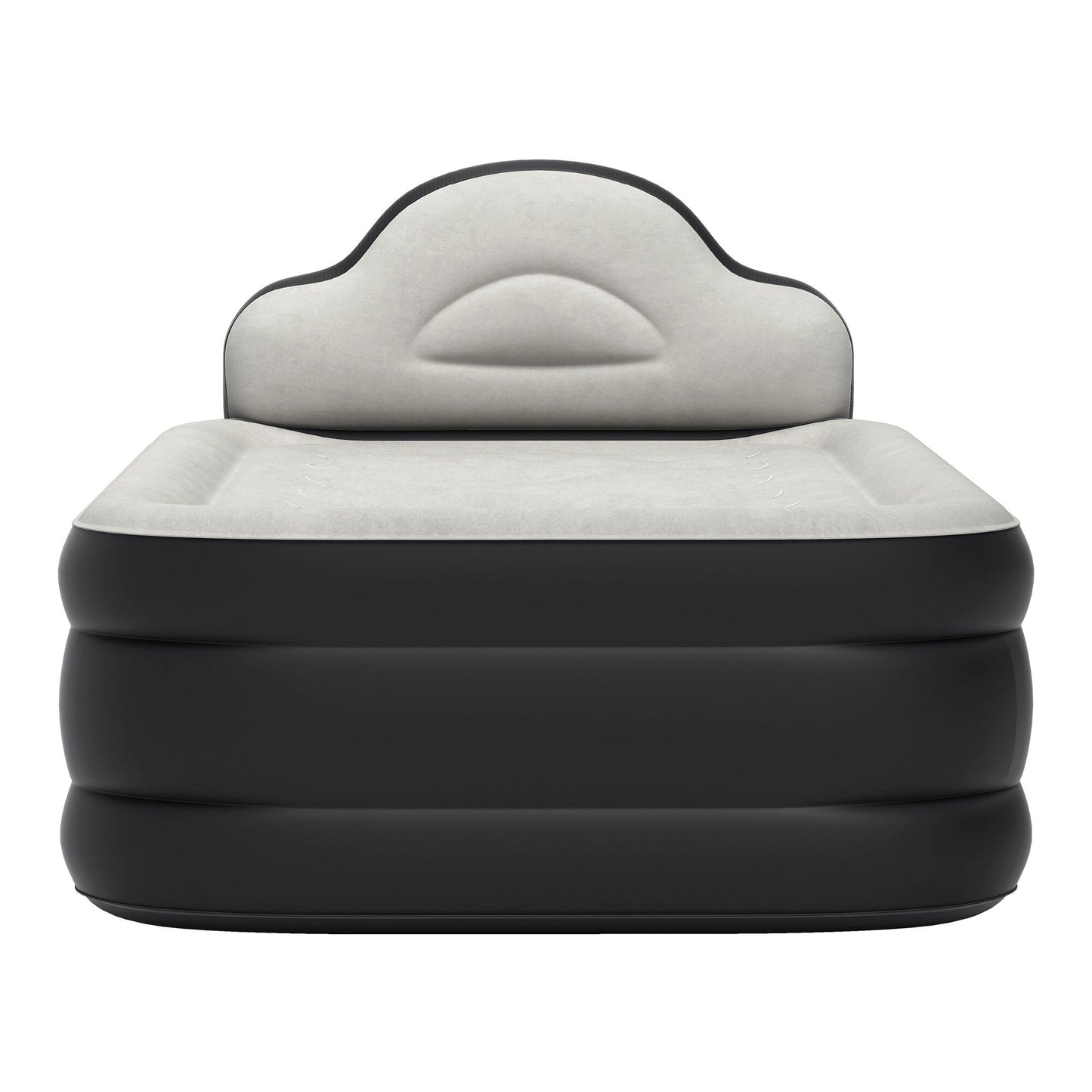 Materasso gonfiabile a forma di nuvola con cavo di alimentazione integrato, pompa fissa e testiera gonfiabile