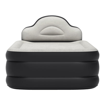 Materasso gonfiabile a forma di nuvola con cavo di alimentazione integrato, pompa fissa e testiera gonfiabile