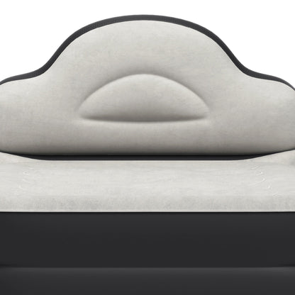 Materasso gonfiabile a forma di nuvola con cavo di alimentazione integrato, pompa fissa e testiera gonfiabile