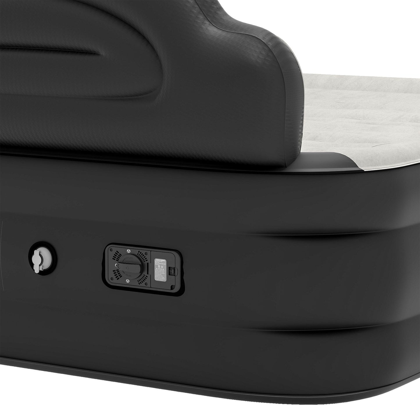 Materasso gonfiabile a forma di nuvola con cavo di alimentazione integrato, pompa fissa e testiera gonfiabile