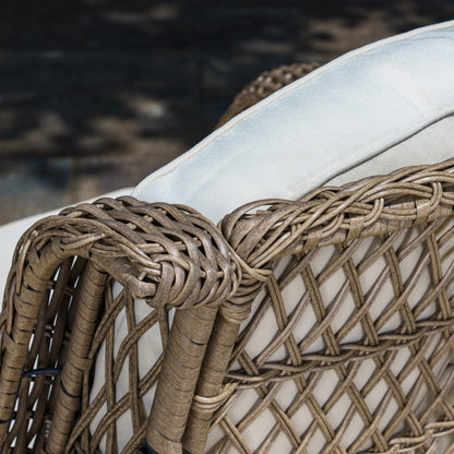 Set di sedie girevoli in vimini Rio Vista Outdoor (3 pezzi)