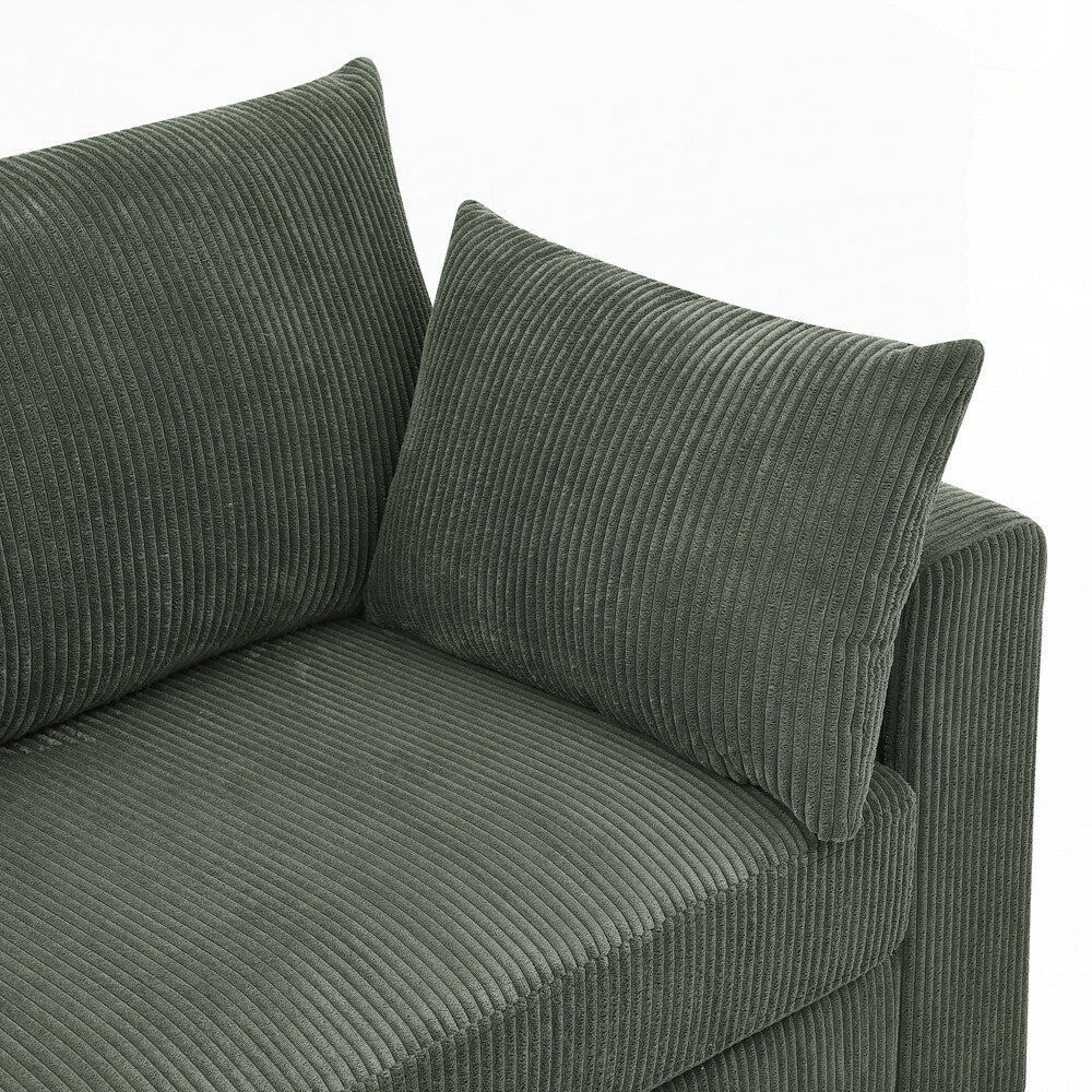 Divano in velluto a coste Coastal Haven - 2 posti