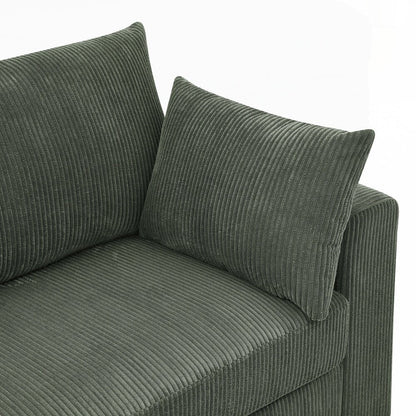 Divano in velluto a coste Coastal Haven - 2 posti