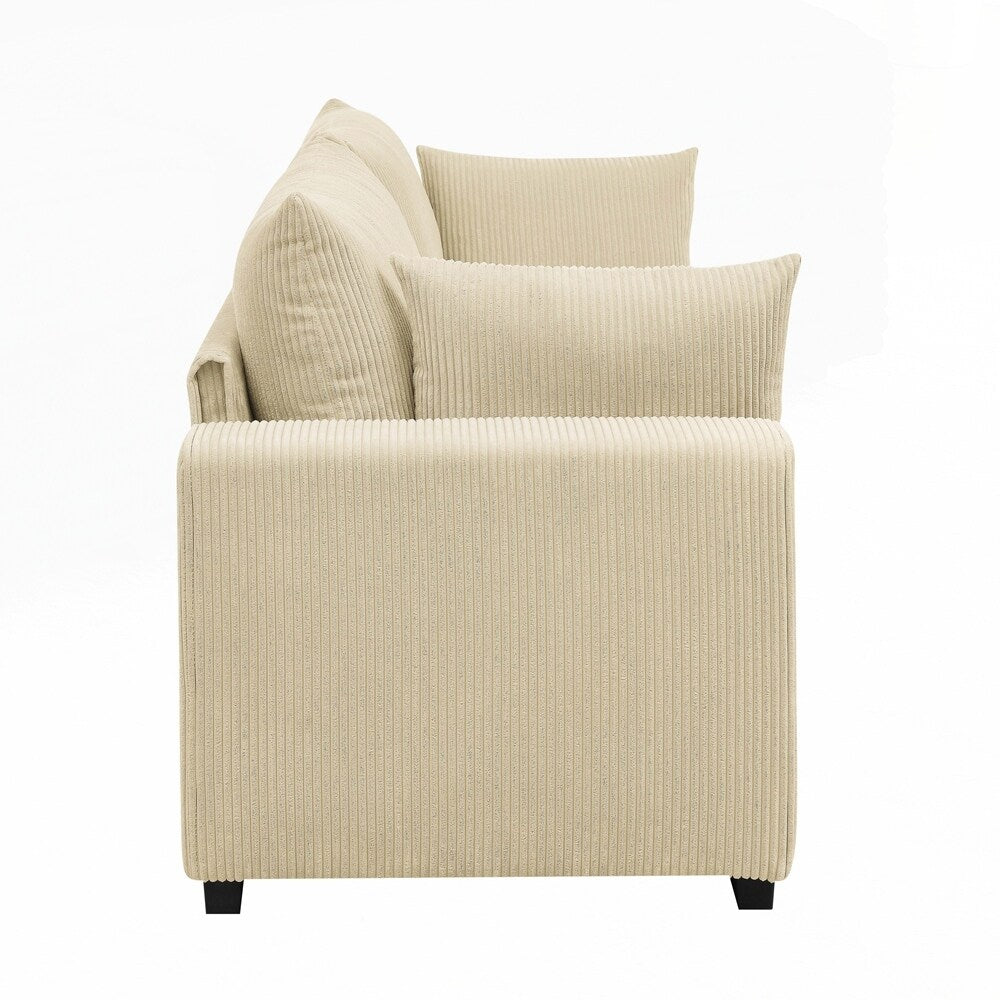 Divano in velluto a coste Coastal Haven - 2 posti