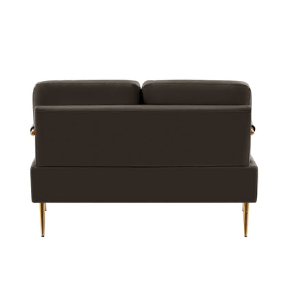 Divano a due posti in tessuto per animali domestici con cuscino rimovibile