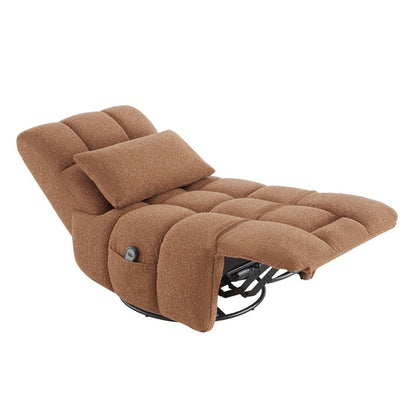 Poltrona reclinabile Cole Power Recliner girevole con supporto lombare