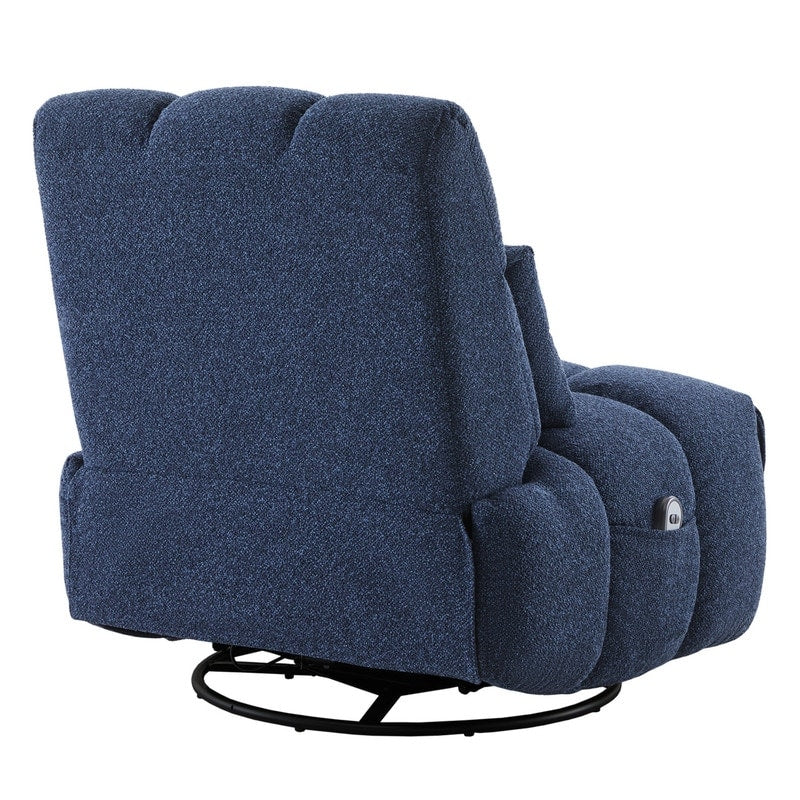 Poltrona reclinabile Cole Power Recliner girevole con supporto lombare