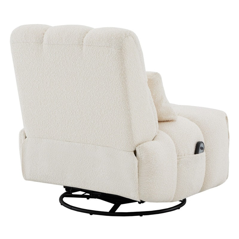 Poltrona reclinabile Cole Power Recliner girevole con supporto lombare