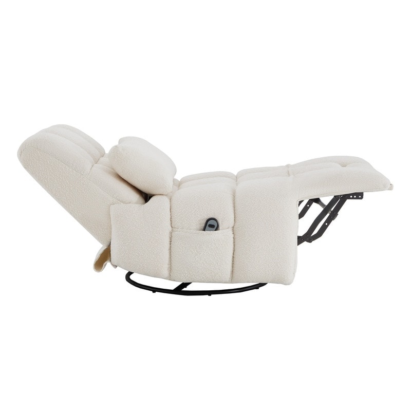 Poltrona reclinabile Cole Power Recliner girevole con supporto lombare