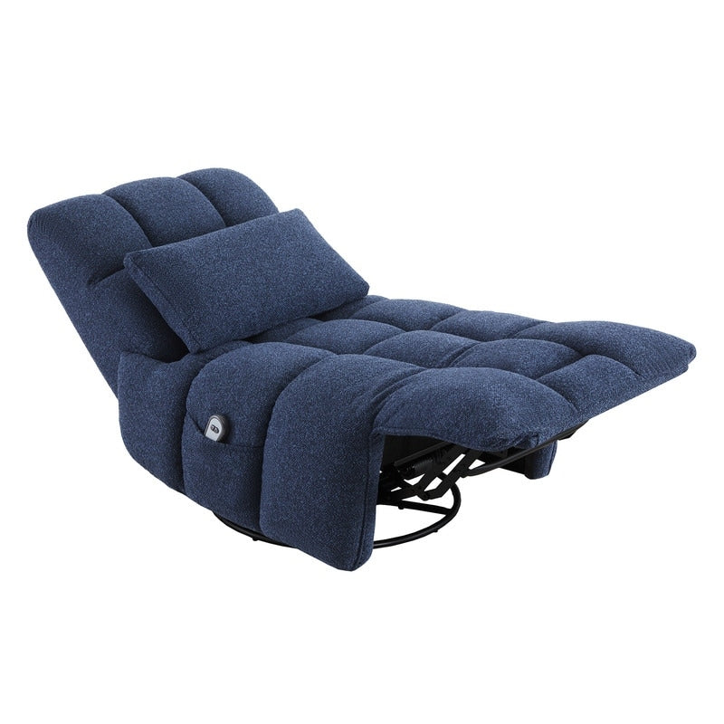 Poltrona reclinabile Cole Power Recliner girevole con supporto lombare