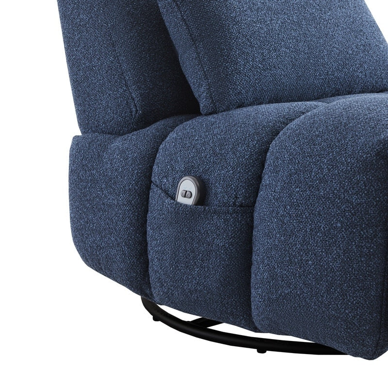 Poltrona reclinabile Cole Power Recliner girevole con supporto lombare