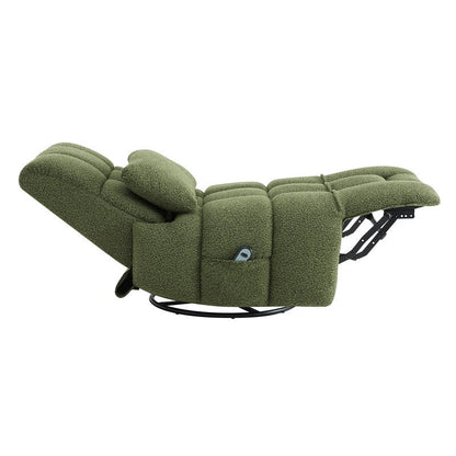 Poltrona reclinabile Cole Power Recliner girevole con supporto lombare