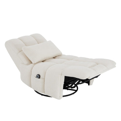 Poltrona reclinabile Cole Power Recliner girevole con supporto lombare