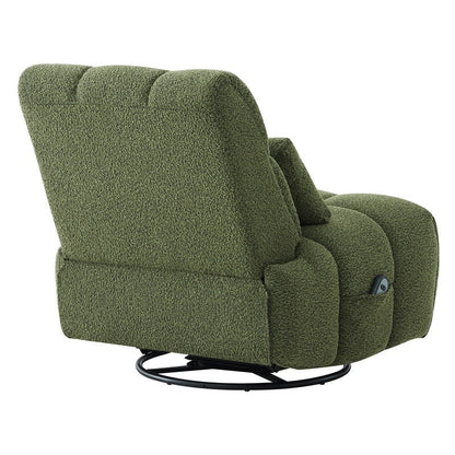 Poltrona reclinabile Cole Power Recliner girevole con supporto lombare