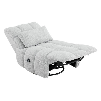 Poltrona reclinabile Cole Power Recliner girevole con supporto lombare
