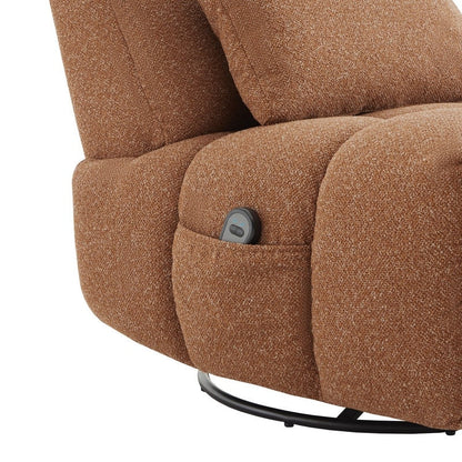 Poltrona reclinabile Cole Power Recliner girevole con supporto lombare