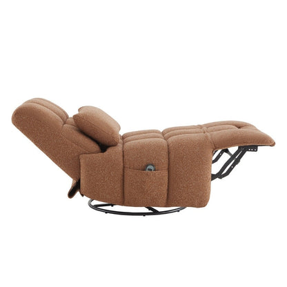 Poltrona reclinabile Cole Power Recliner girevole con supporto lombare