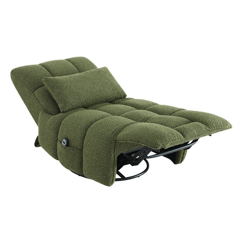 Poltrona reclinabile Cole Power Recliner girevole con supporto lombare
