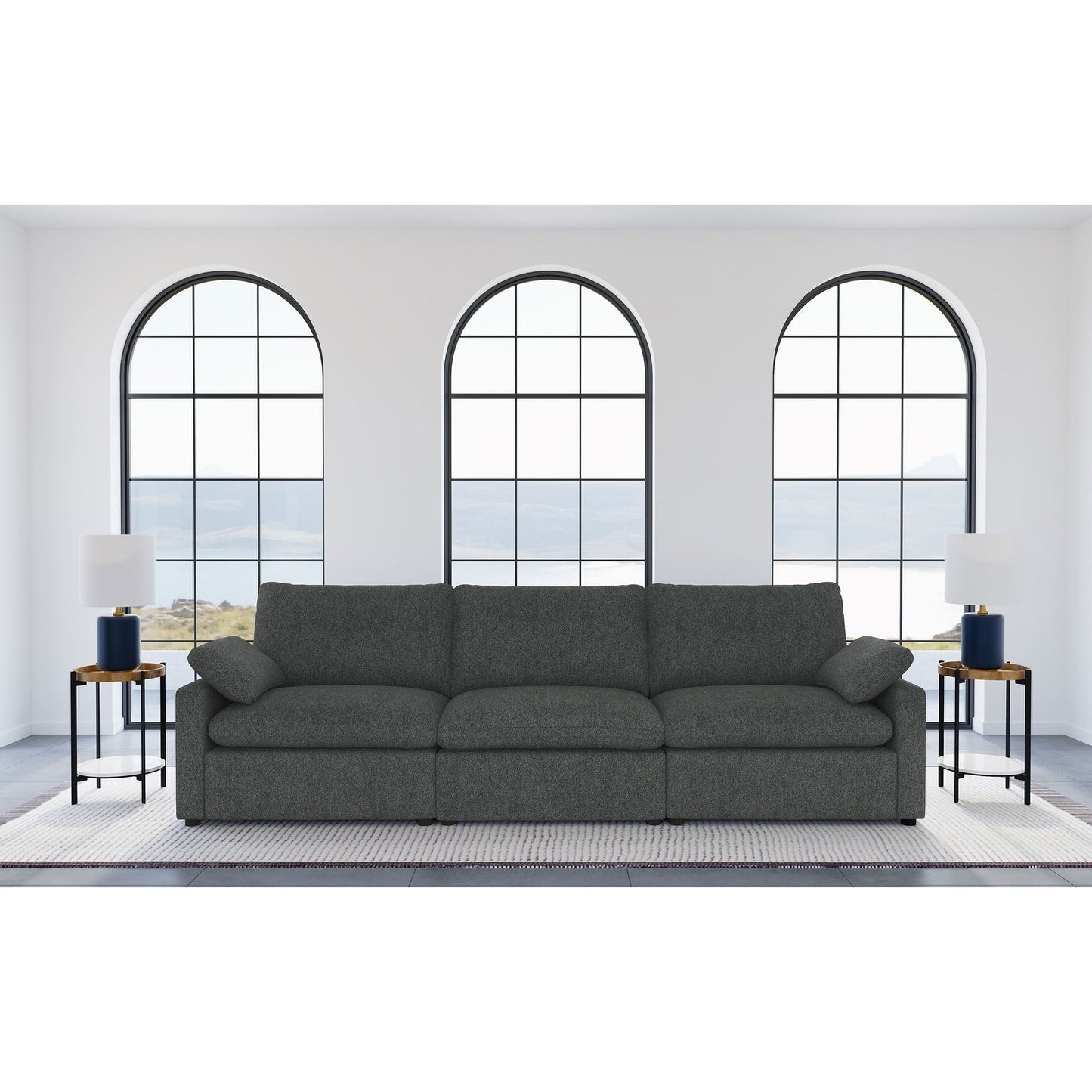 Divano modulare Collins Power grigio