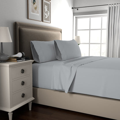 Set di lenzuola antipiega in misto cotone di lusso Color Sense 800TC