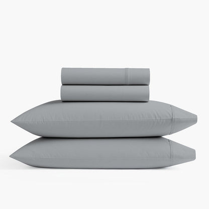 Set di lenzuola antipiega in misto cotone di lusso Color Sense 800TC