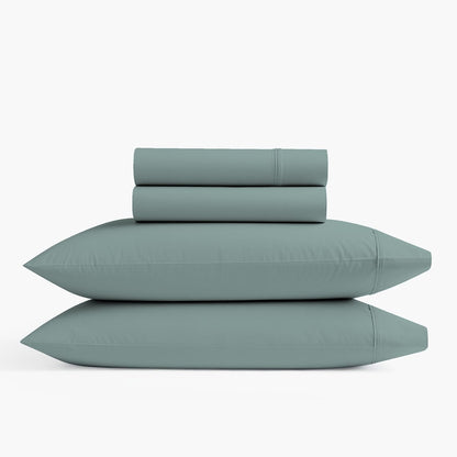 Set di lenzuola antipiega in misto cotone di lusso Color Sense 800TC